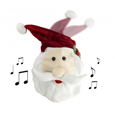 Cappello musicale BABBO NATALE BALLERINO con movimento 37 x 23 x 13 cm