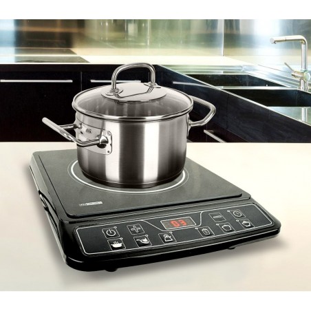 Piastra ad induzione 911010 DICTROLUX 200W con 6 programmi di cottura 25x25cm Piastra ad induzione 911010 DICTROLUX 200W con 6 programmi di cottura 25x25cm