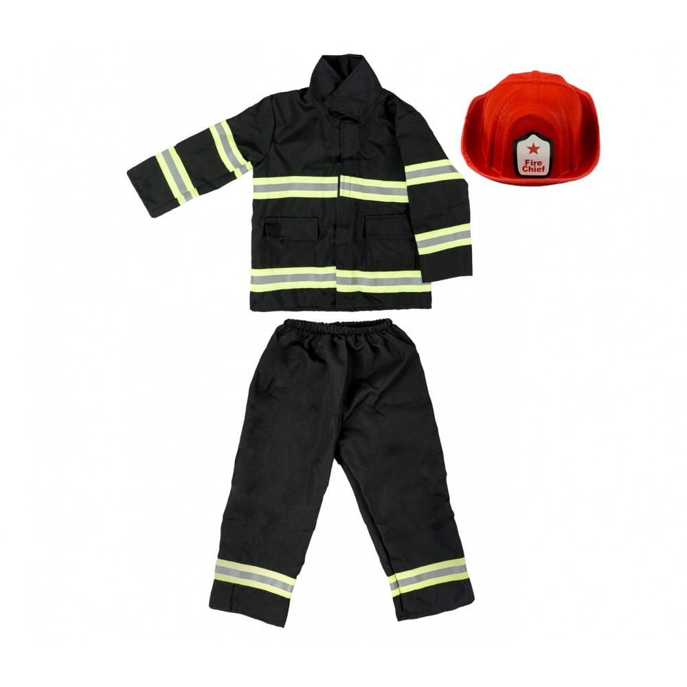 Costume carnevale da bambino VIGILE DEL FUOCO 360190 con elmetto incluso