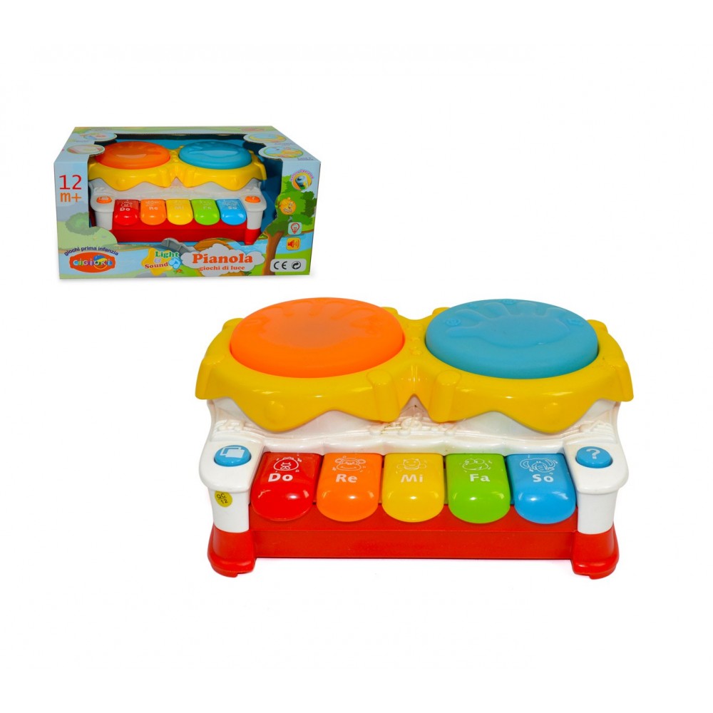 Gioco interattivo PIANOLA CIGIOKI 341117 prima infanzia luci e suoni