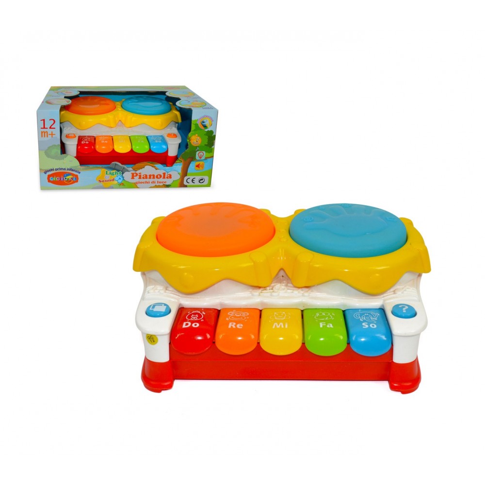 Gioco interattivo PIANOLA CIGIOKI 341117 prima infanzia luci e suoni