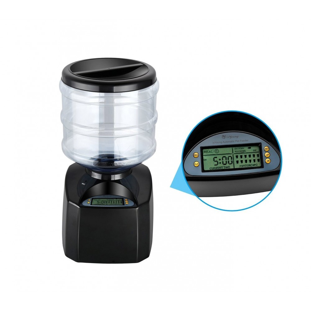 Distributore automatico 4652 RICHIAMO VOCALE cibo cani e gatti capacità 5.5 lt 