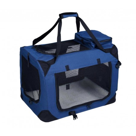 Trasportino per animali 4564 pieghevole con tappetino lavabile varie misure