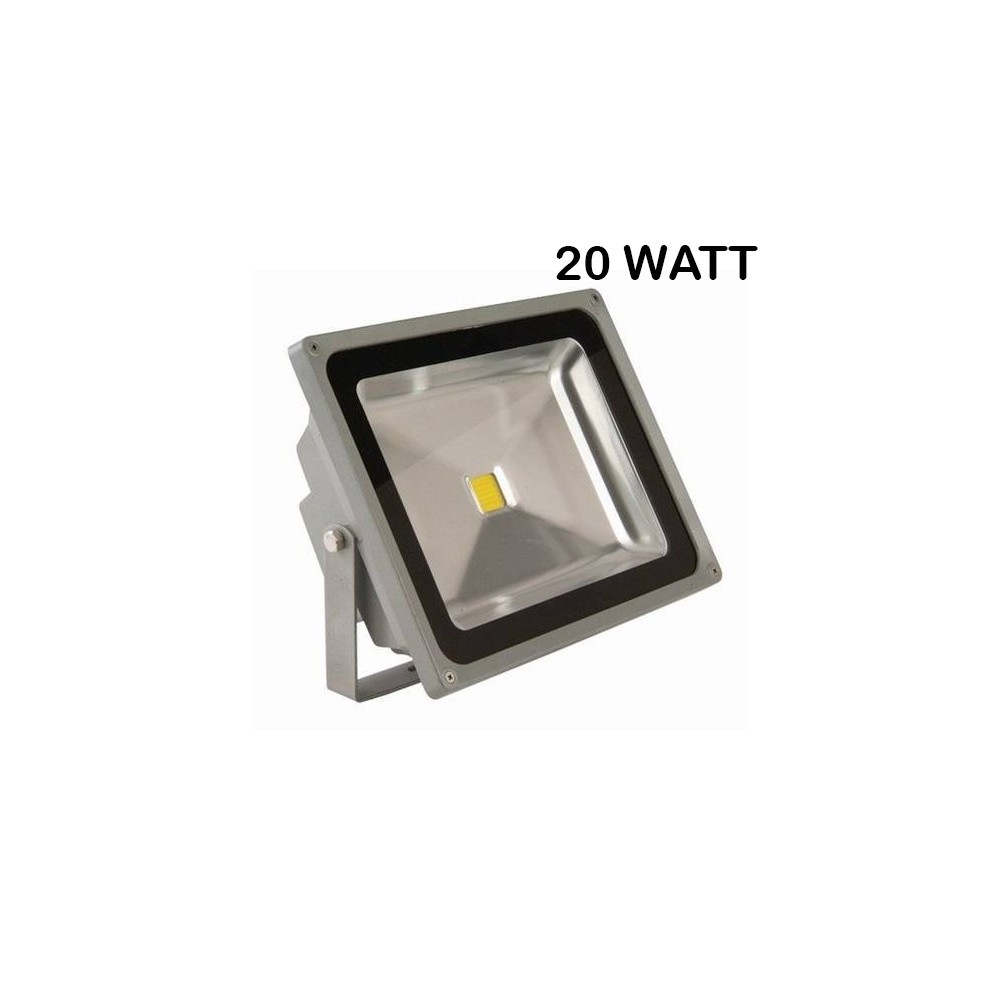 Faro led faretto alta luminosita' luce bianca fredda 10W 20W 30W 50W 80W 100W 200W