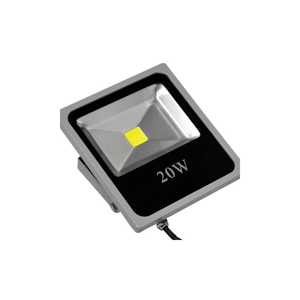 Faro led SLIM faretto alta luminosita' luce gialla calda 10W 20W 30W 50W 80W 100W 200W