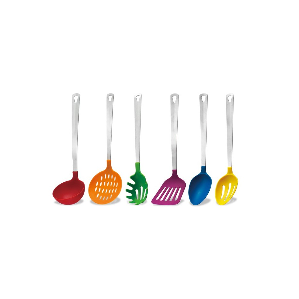 Set 12 pezzi coltelli rivestiti in ceramica e...