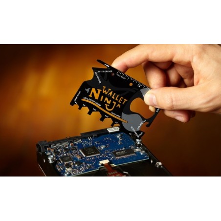 Utensile multiuso 18 in 1  sopravvivenza ninja wallet credit card multi tool