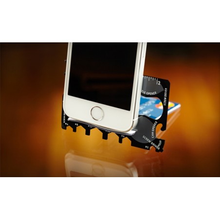 Utensile multiuso 18 in 1  sopravvivenza ninja wallet credit card multi tool