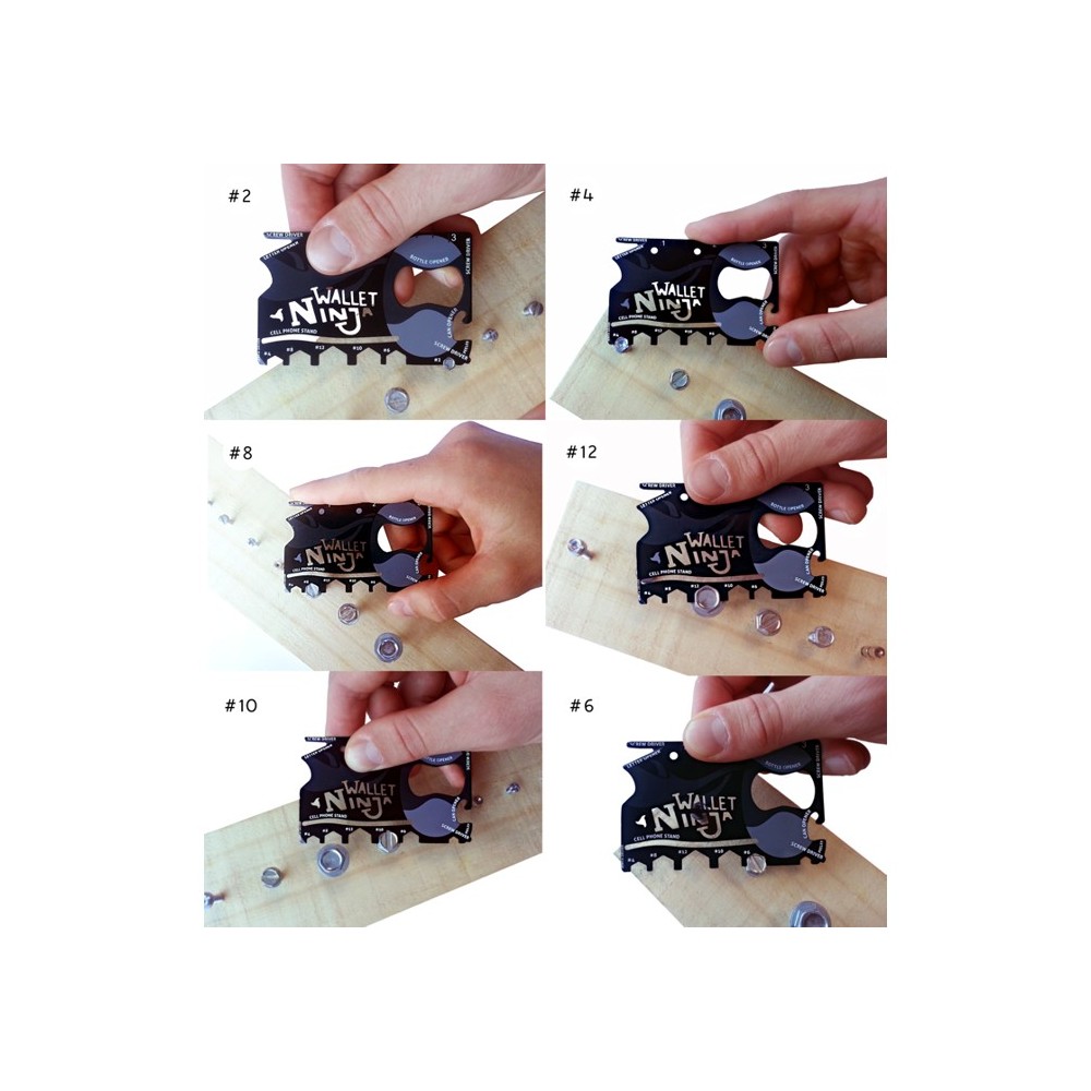 Utensile multiuso 18 in 1  sopravvivenza ninja...