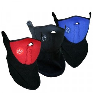 Maschera protettiva antivento in pile antifreddo per...