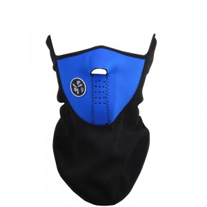 Maschera protettiva antivento in pile antifreddo per sport moto bicicletta copri collo e orecchie