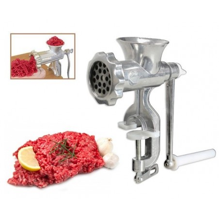 Trita carne verdure pasta manuale con manovella a fissaggio a morsa