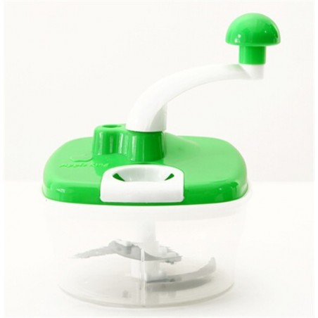 Taglia verdure miscelatore manuale a manovella con foro separa uova