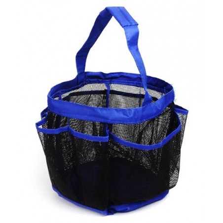 Borsa organizer da bagno 8 tasche da viaggio multitasche shower caddy con rete traspirante