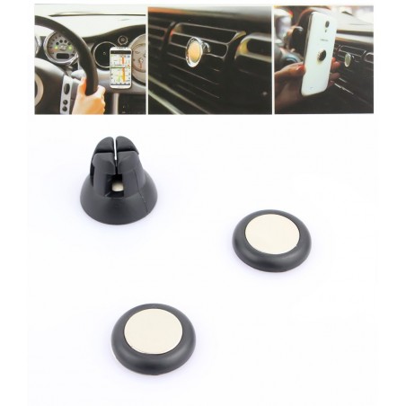 Supporto clip magnetica per smartphone e dispositivi elettronici da auto