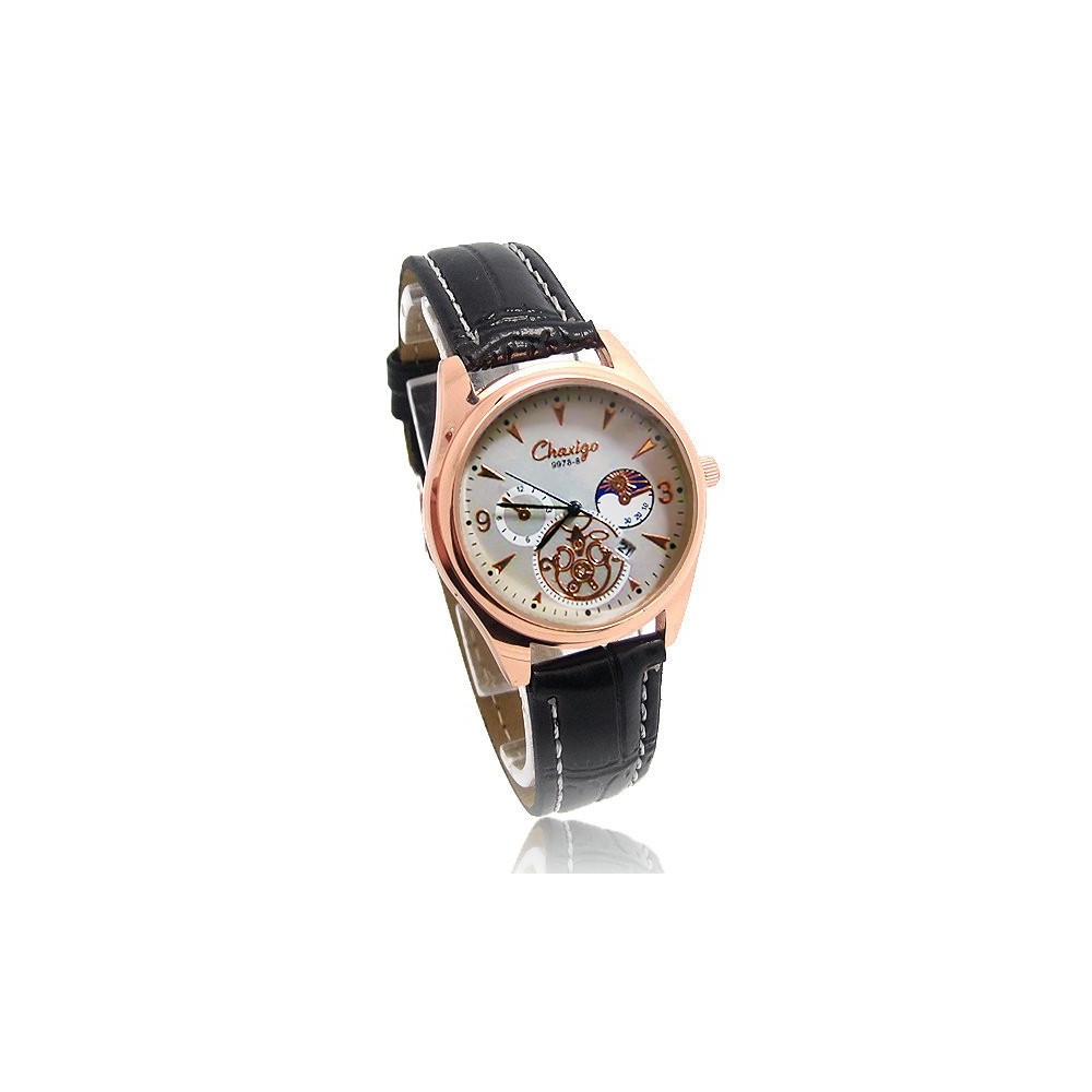 Orologio analogico eco pelle da donna mod. Venice con movimento a tre lancette