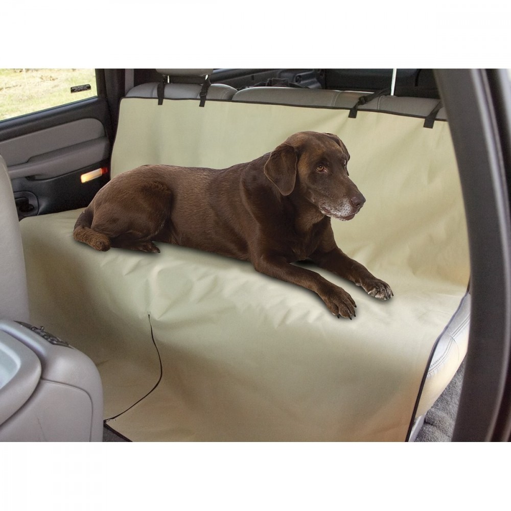 Telo auto per cani copri sedili impermeabile protezione coprisedile vari colori Beige MEDIA WAVE store