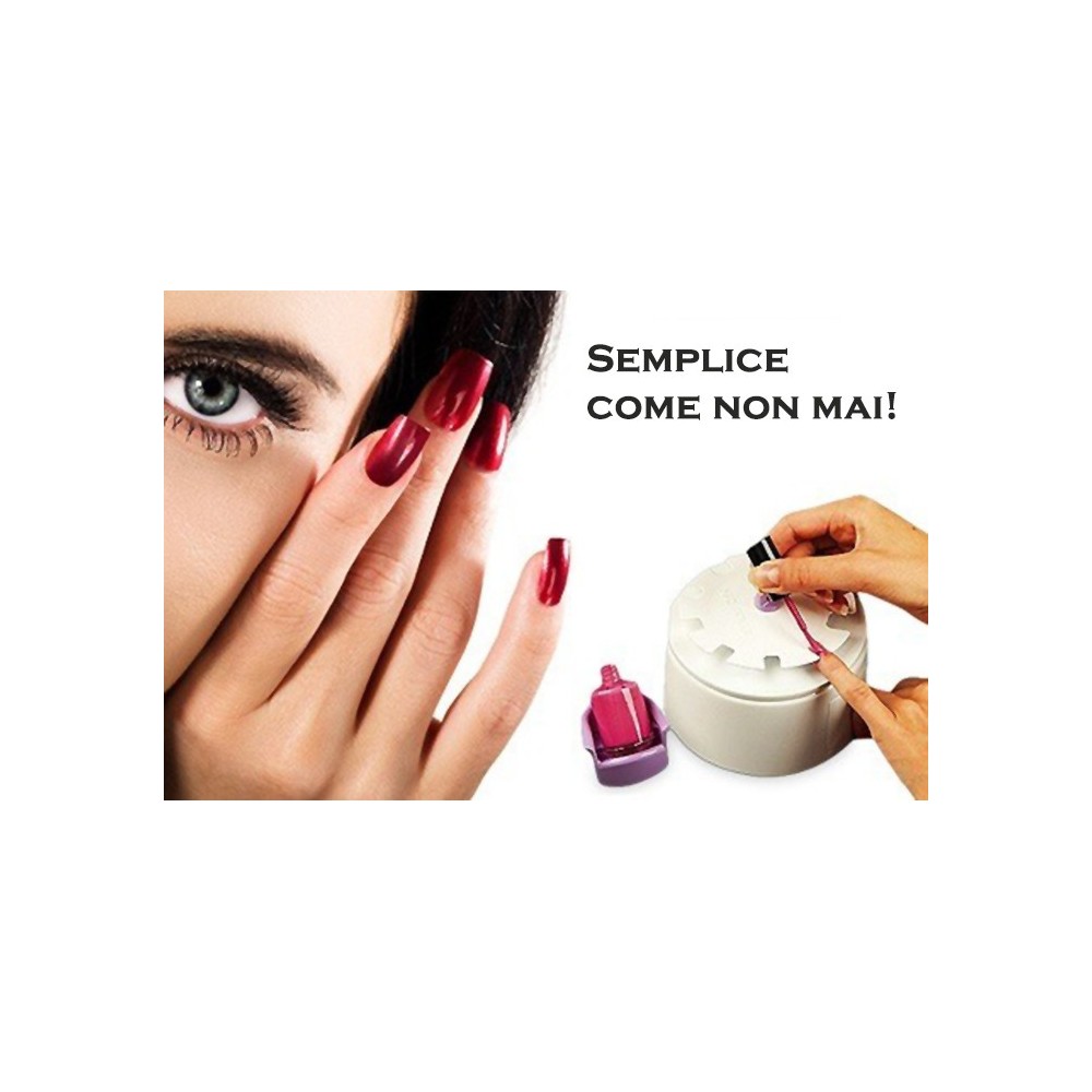 Smalto perfetto senza sbavatura + 200 decori macchina applica smalto in modo perfetto  in pochi minuti