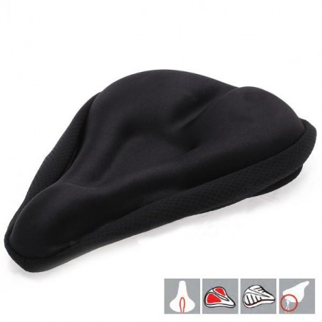 Copri sella in gel universale per biciclette misura media ergonomico imbottitura morbida