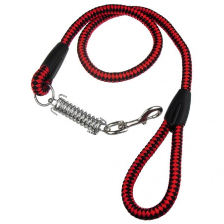 Guinzaglio per cani in corda di nylon resistente e robusto con moschettone in metallo 80 cm
