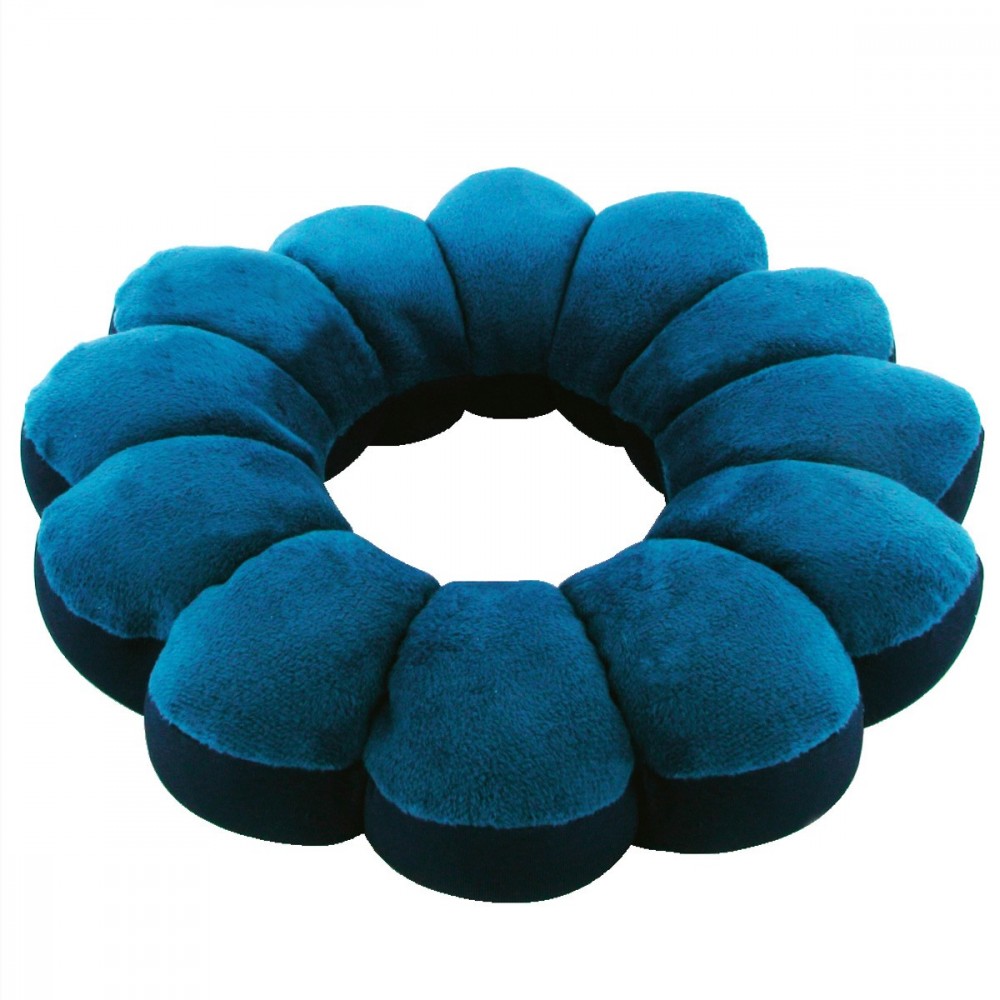 Cuscino total relax cuscino poggiatesta da viaggio in microsfere ergonomico cushion