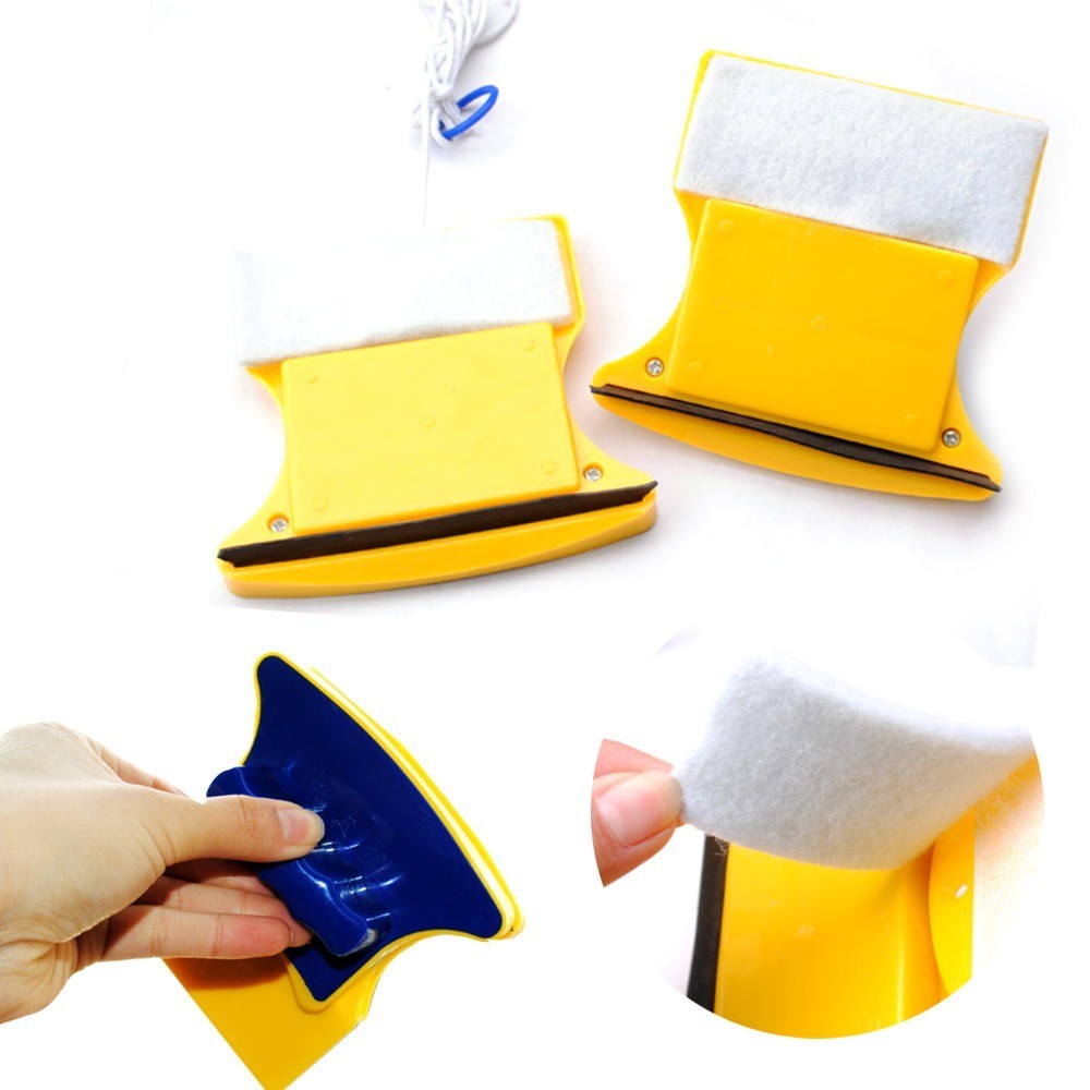 Lavavetri magnetico doppia spazzola e azione pulisci su entrambi i lati