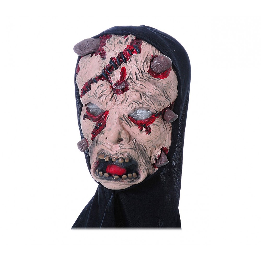 Maschera travestimento carnevale 441622 ZOMBIE misura unica