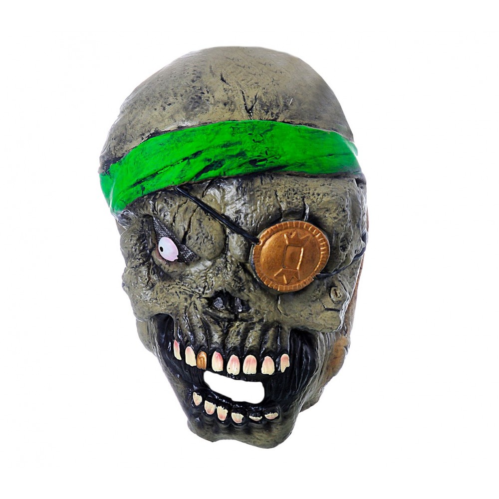 Maschera travestimento carnevale 441630 ZOMBIE PIRATA misura unica