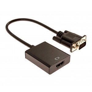 Image of Adattatore convertitore video universale 560929 da VGA ad HDMI usb audio in 8435524509234