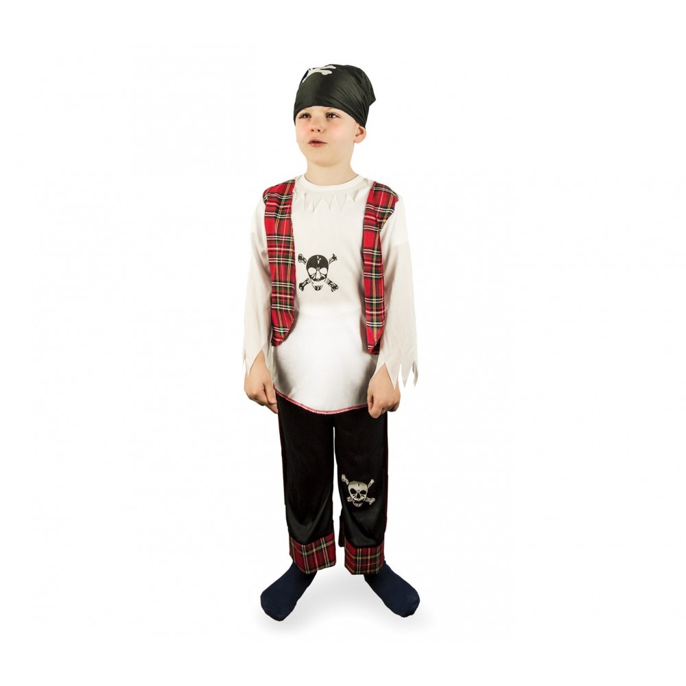 Costume carnevale da PIRATA con bandana inclusa 227707