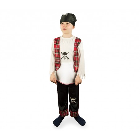 Costume carnevale da PIRATA con bandana inclusa 227707
