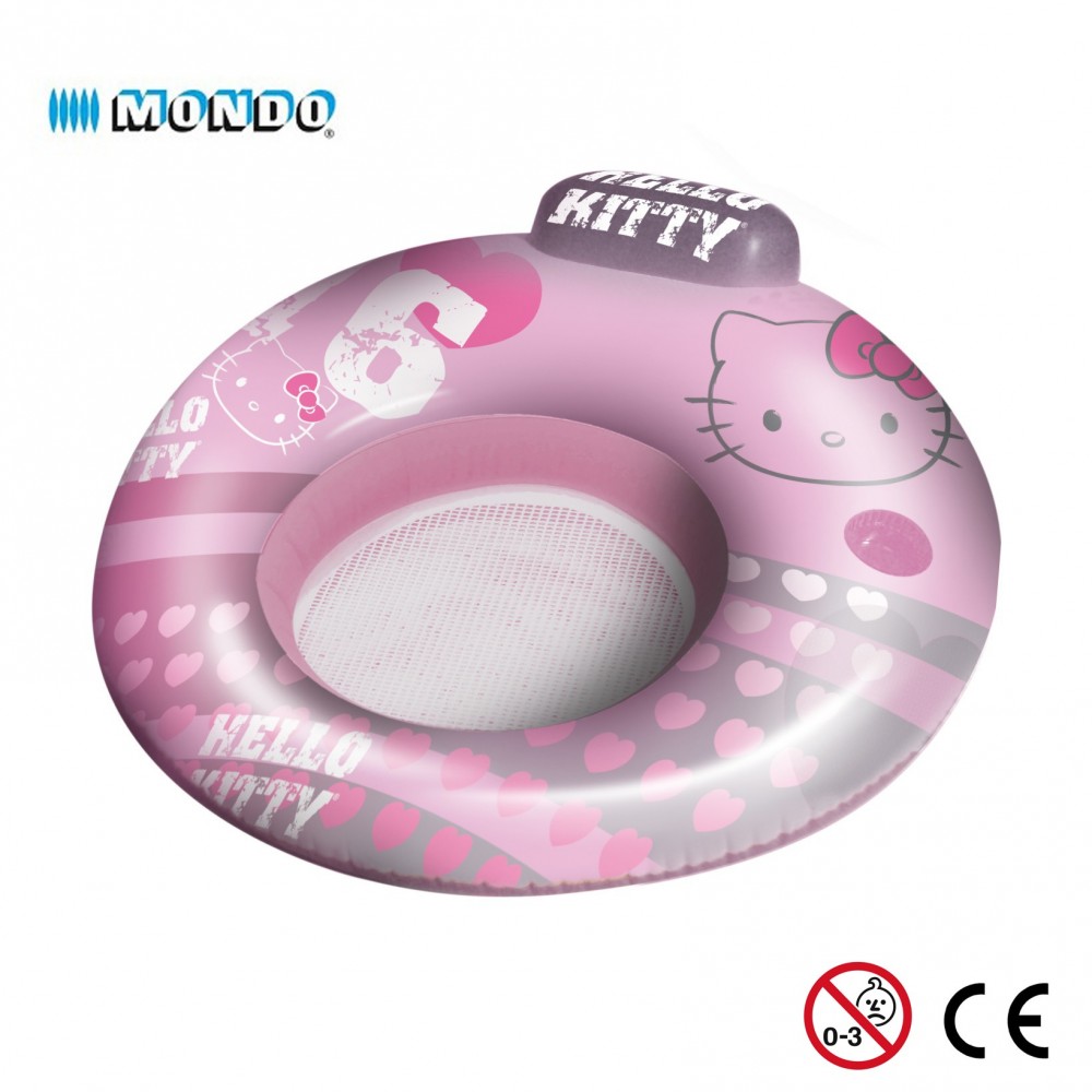 Poltrona sedia gonfiabile Hello Kitty per mare o piscina 104 cm salvagente rosa Linea Mondo