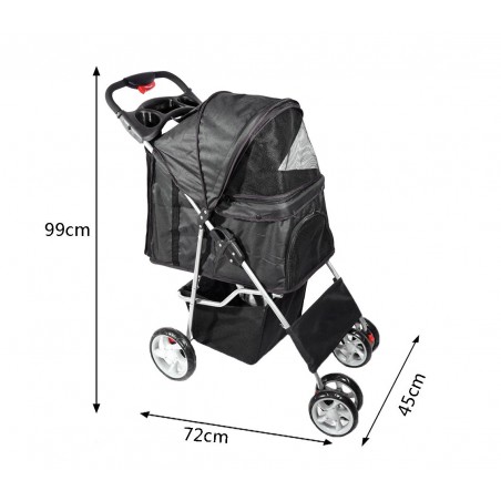 Passeggino per cani piegevole 220229 BUGGY