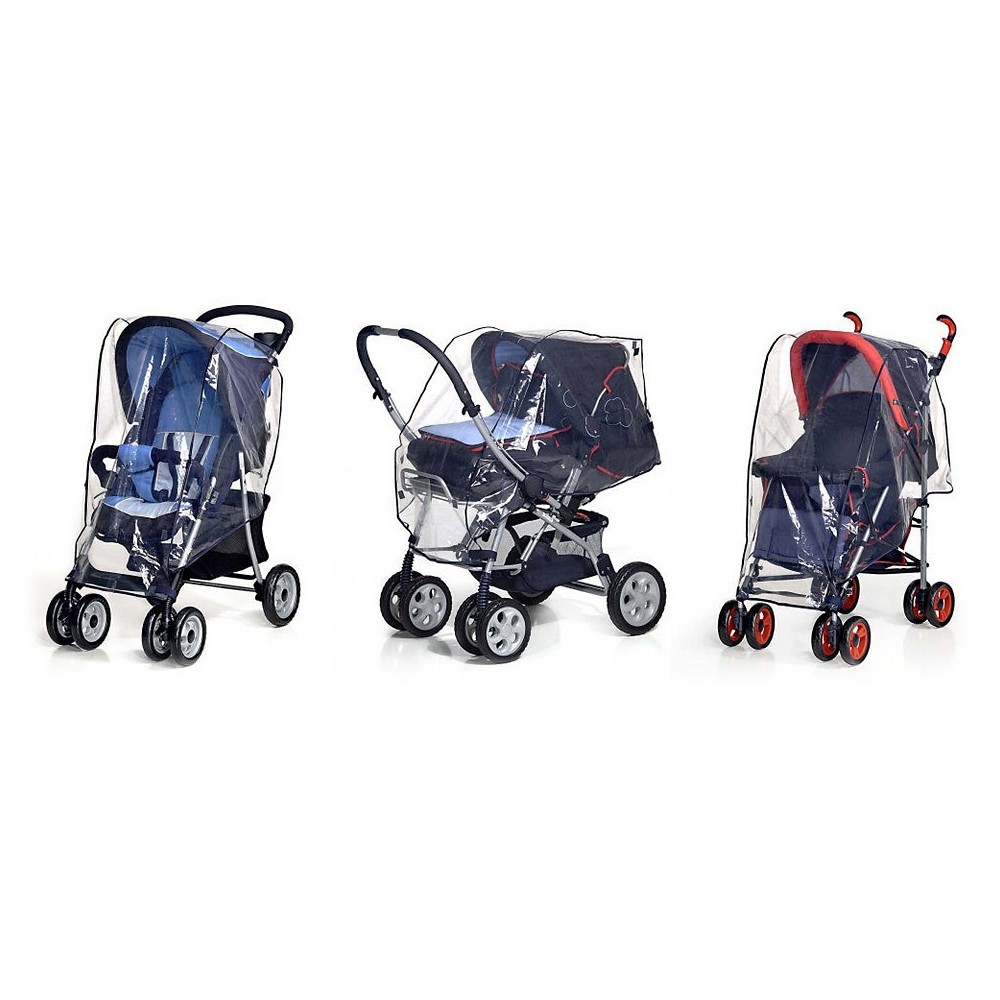 Parapioggia da passeggino universale in pvc protegge e ripara i bambini dalla pioggia