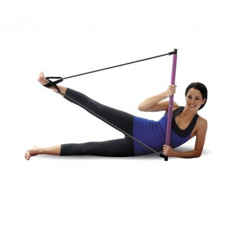 Bastone da allenamento per pilates 717176 ed esercizi a corpo libero con DVD 