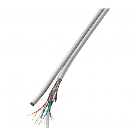 Cavo Ethernet 2.0m LAN CAT6 schermato con contatti placcati in oro 10Gps 045377 Cavo Ethernet 2.0m LAN CAT6 schermato con contatti placcati in oro 10Gps 045377