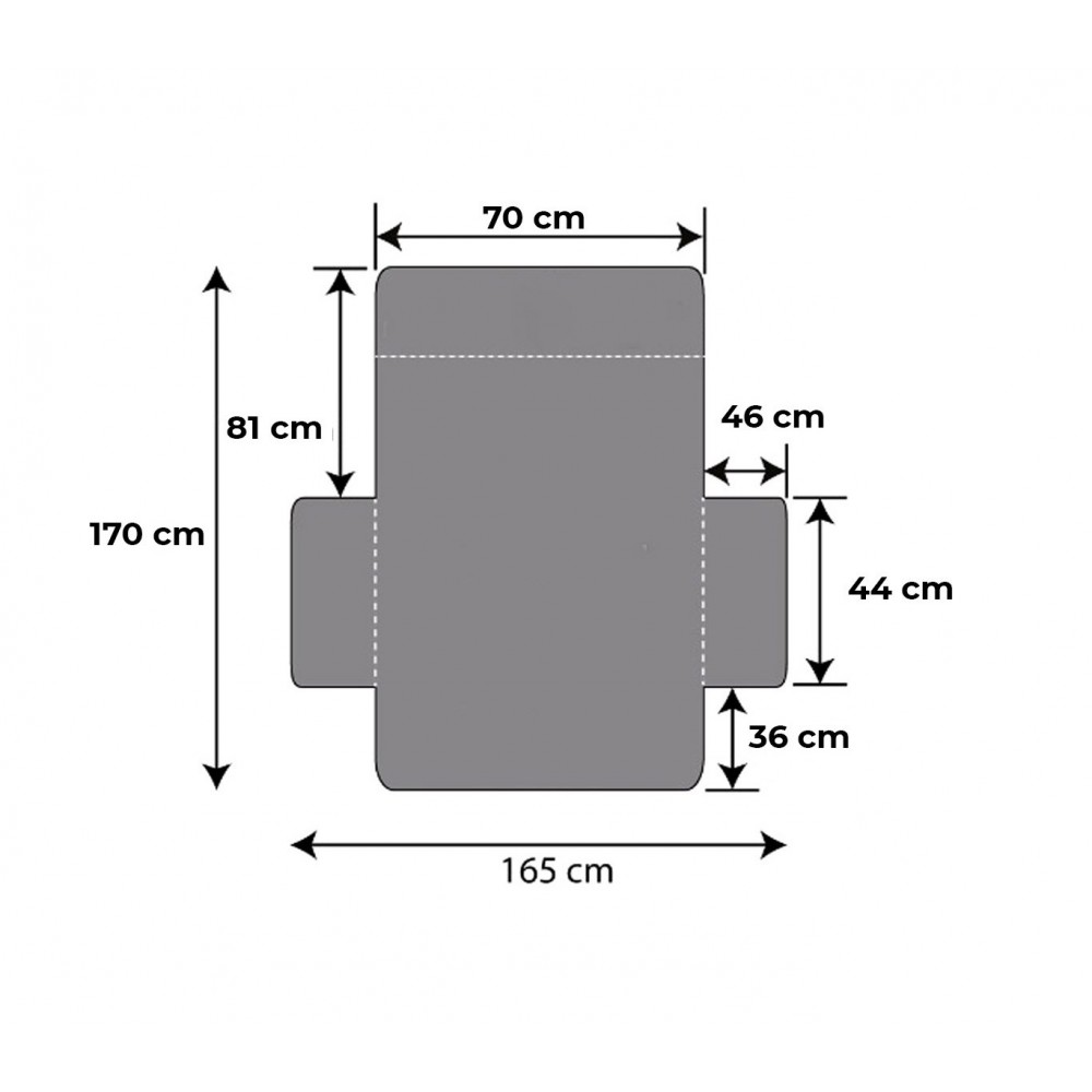 Copridivano double face per poltrone reclinabili per animali cane gatto 870547
