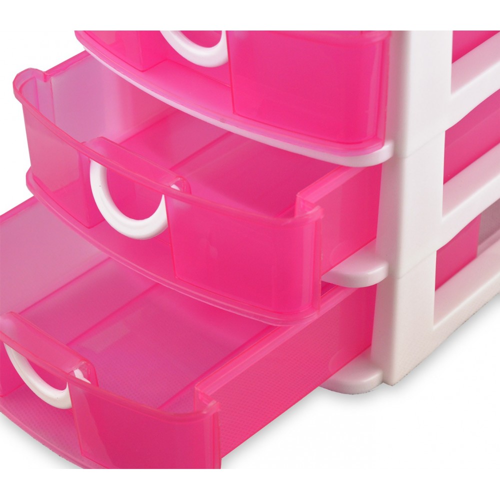 Cassettiera a 5 Piani in plastica rigida COLORBOX colorata 391570