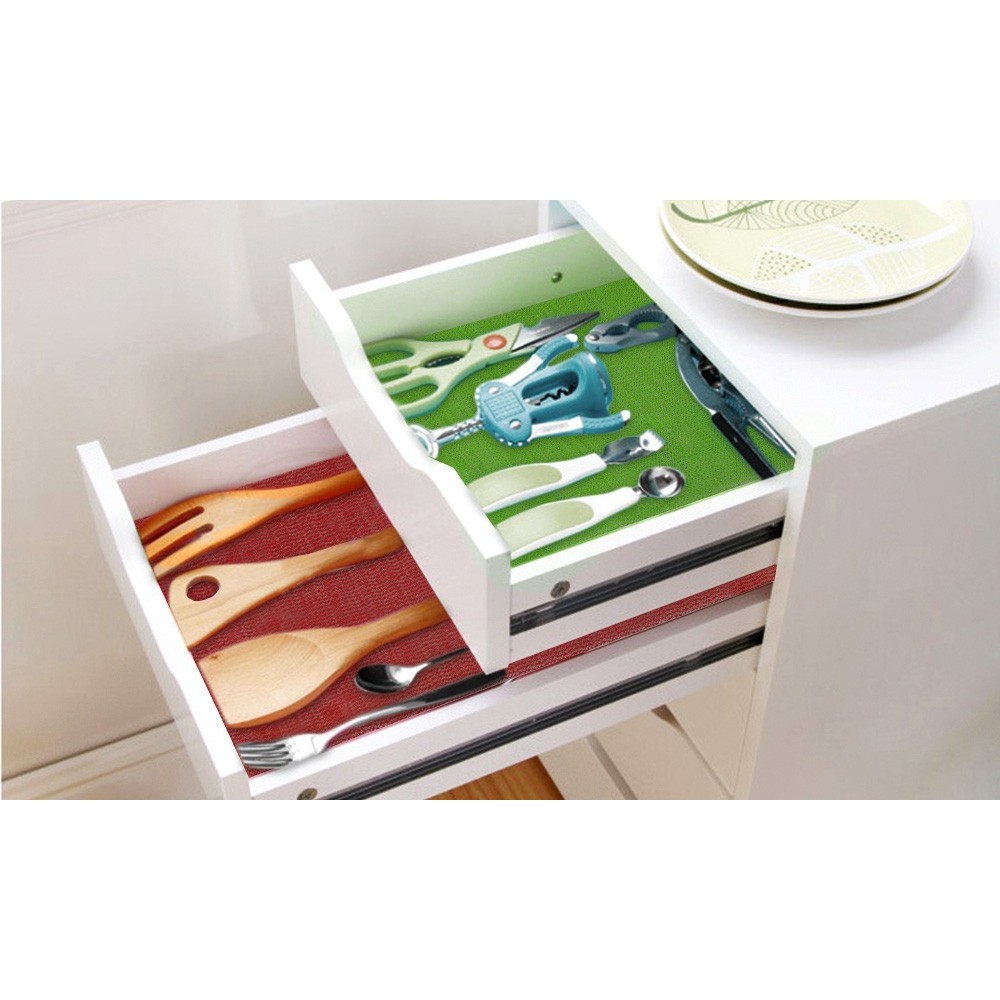 Set 3 tappeti per frigorifero anti muffa e cattivi odori ritagliabili