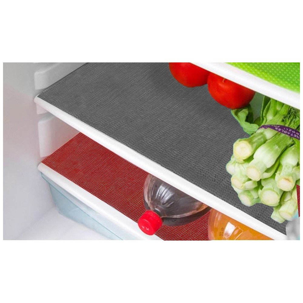 Set 3 tappeti per frigorifero anti muffa e cattivi odori ritagliabili