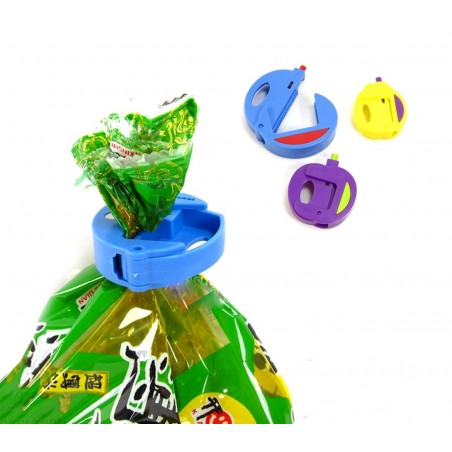 Set di 3 clip salva freschezza WelkHome 230855 per sigillare buste e sacchetti