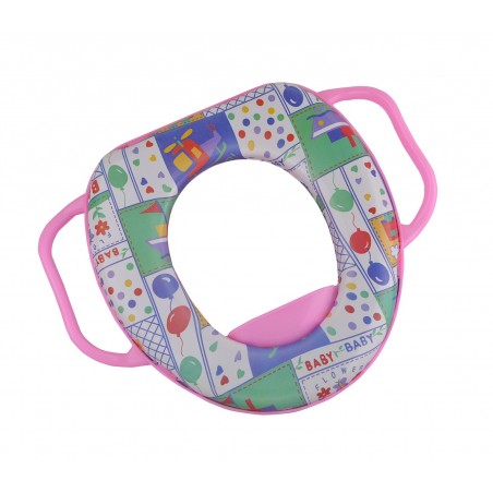 Riduttore WC per bambini POTTY con maniglie e seduta imbottita 394274