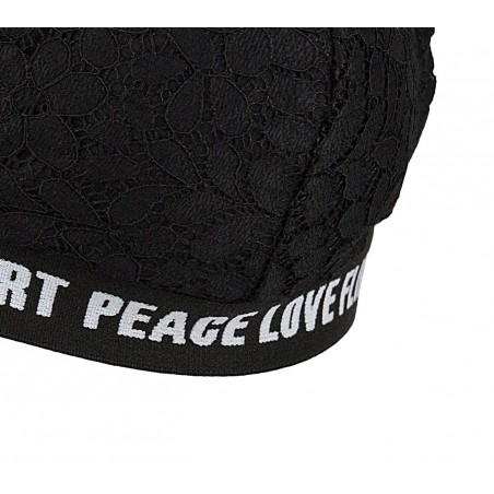 Reggiseno RIEM H869 con stringhe ed elastici incrociati con coppe in pizzo