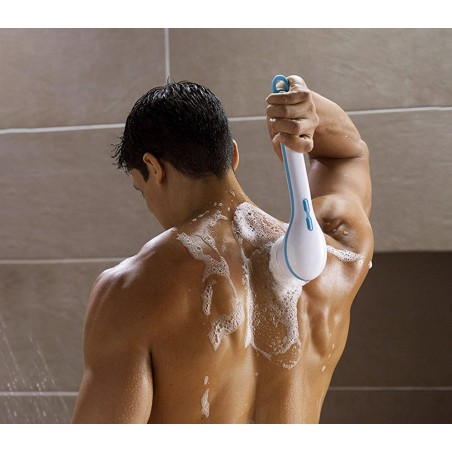 Spazzola doccia 5 in 1 a batterie DOCCIA SPA massaggio corpo schiena viso