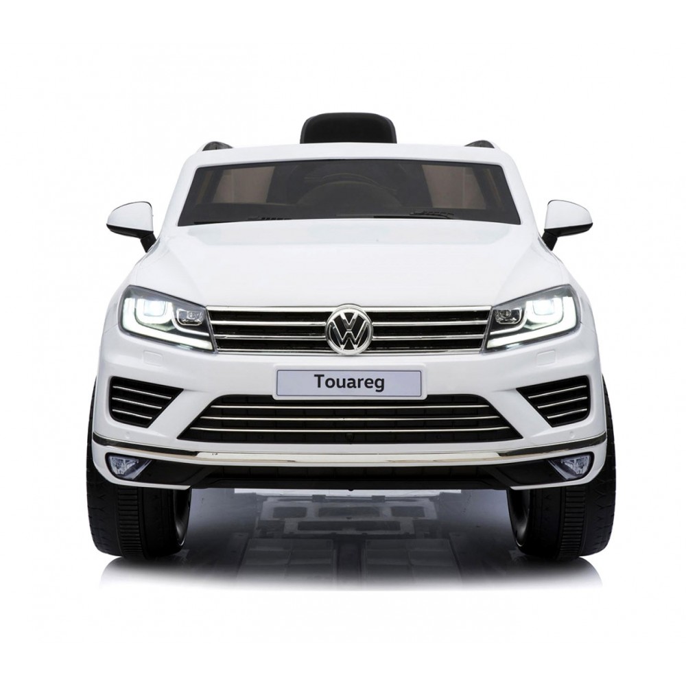 Auto bambini elettrica suv VOLKSWAGEN Touareg B81323 sedile in pelle 12V lcd MP4