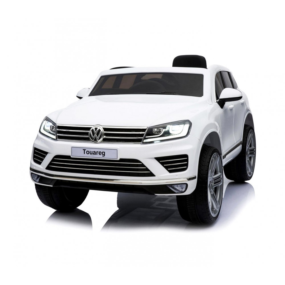 Auto bambini elettrica Suv VOLKSWAGEN Touareg B81323 sedile in pelle 12V lcd MP4