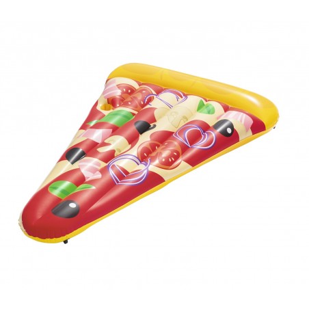 44038 Poltrona materassino Pizza Party con portabicchiere 188 x 130 cm 