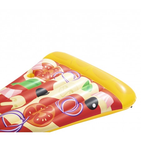 44038 Poltrona materassino Pizza Party con portabicchiere 188 x 130 cm 