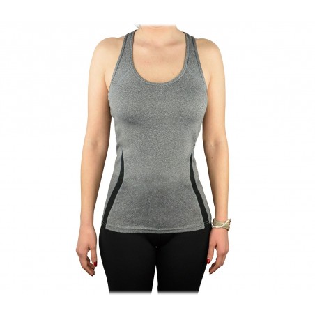 Pack di 4 Canotte da donna running in tessuto traspirante per fitness e sport