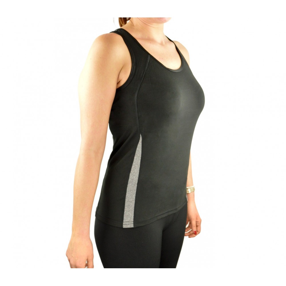 Pack di 4 Canotte da donna running in tessuto traspirante per fitness e sport